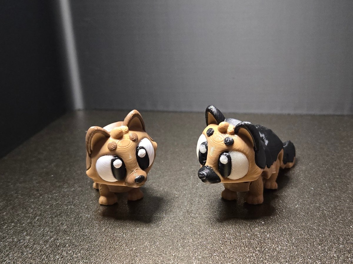 Buddy Set – 2 Schäferhund Figuren (ohne Hundehütte)