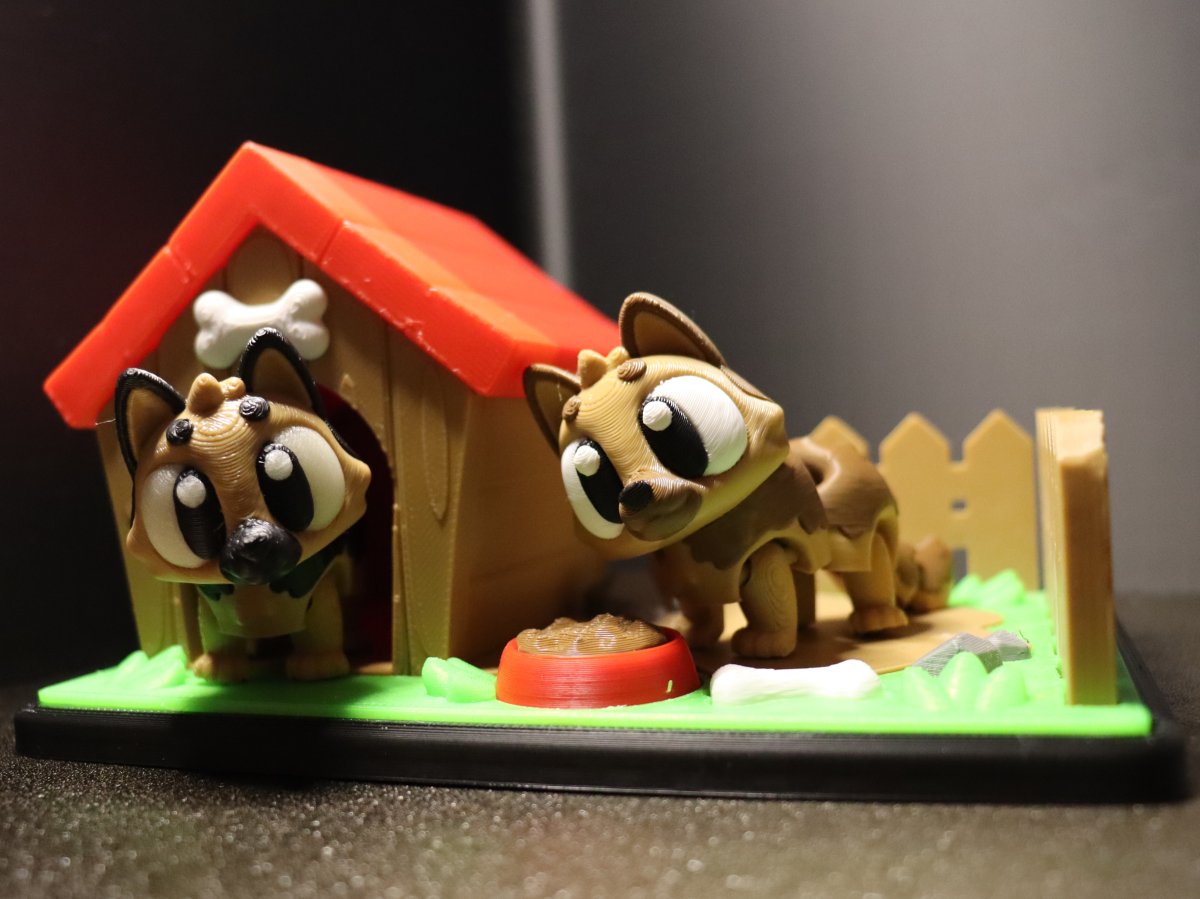 Buddy Set – Schäferhund mit Hundehütte