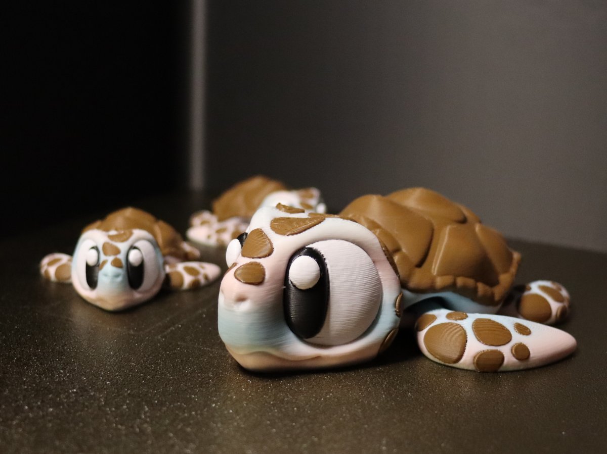 Schildkröten-Set – Mami & 2 Babys