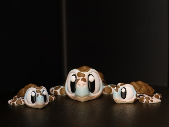 Schildkröten-Set – Mami & 2 Babys